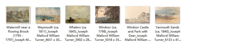206 Painting Images by Joseph Mallord William Turner (English, 1775-1851) - Gandhanra-ART