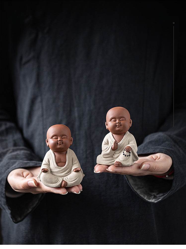 Purple Sand Meditation Buddha Statues - Gandhanra-ART