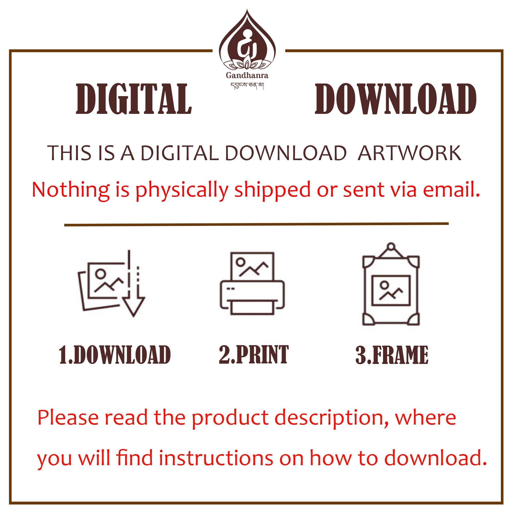 Je Tsongkhapa Image - Gandhanra-ART