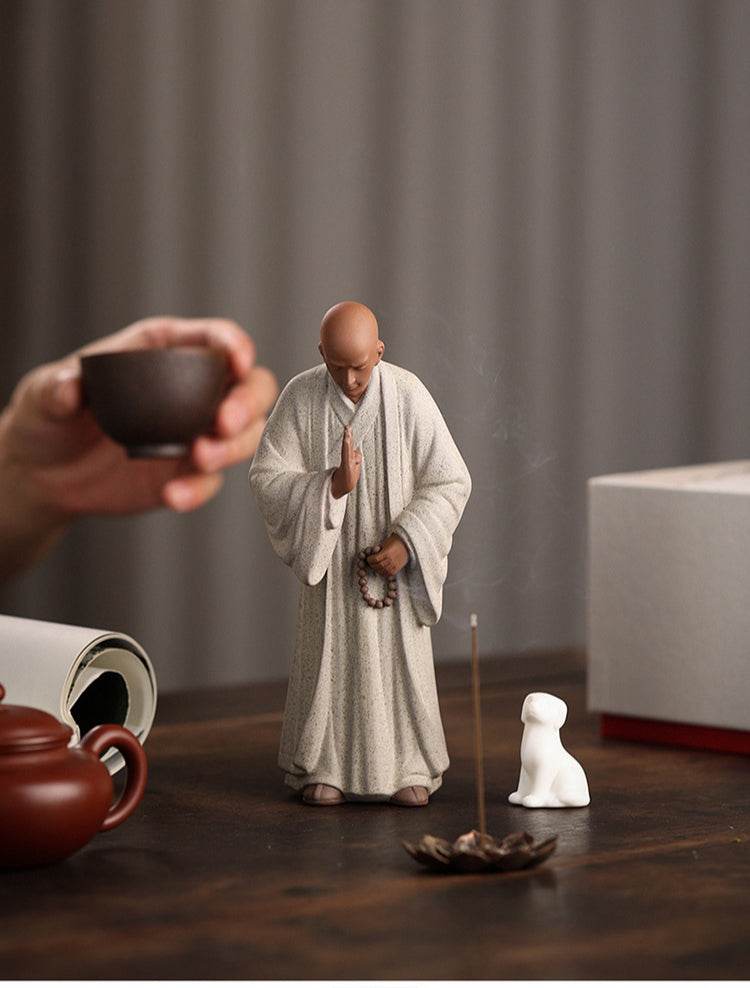 Purple Sand Meditation Buddha Statues - Gandhanra-ART