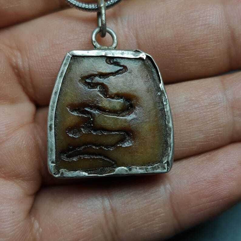 Kapala Amulet Necklace,26mm × 26mm - Gandhanra-ART