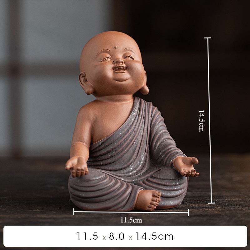 Purple Sand Meditation Buddha Statue - Gandhanra-ART