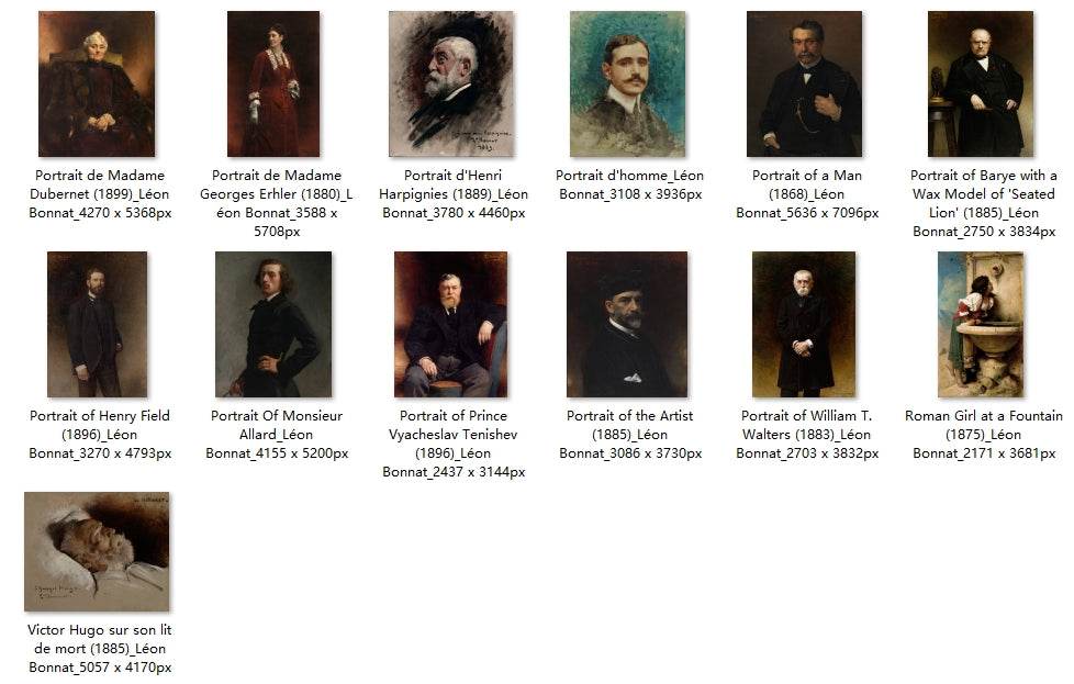 37 Painting Images by Léon Bonnat (French, 1833-1922) - Gandhanra-ART