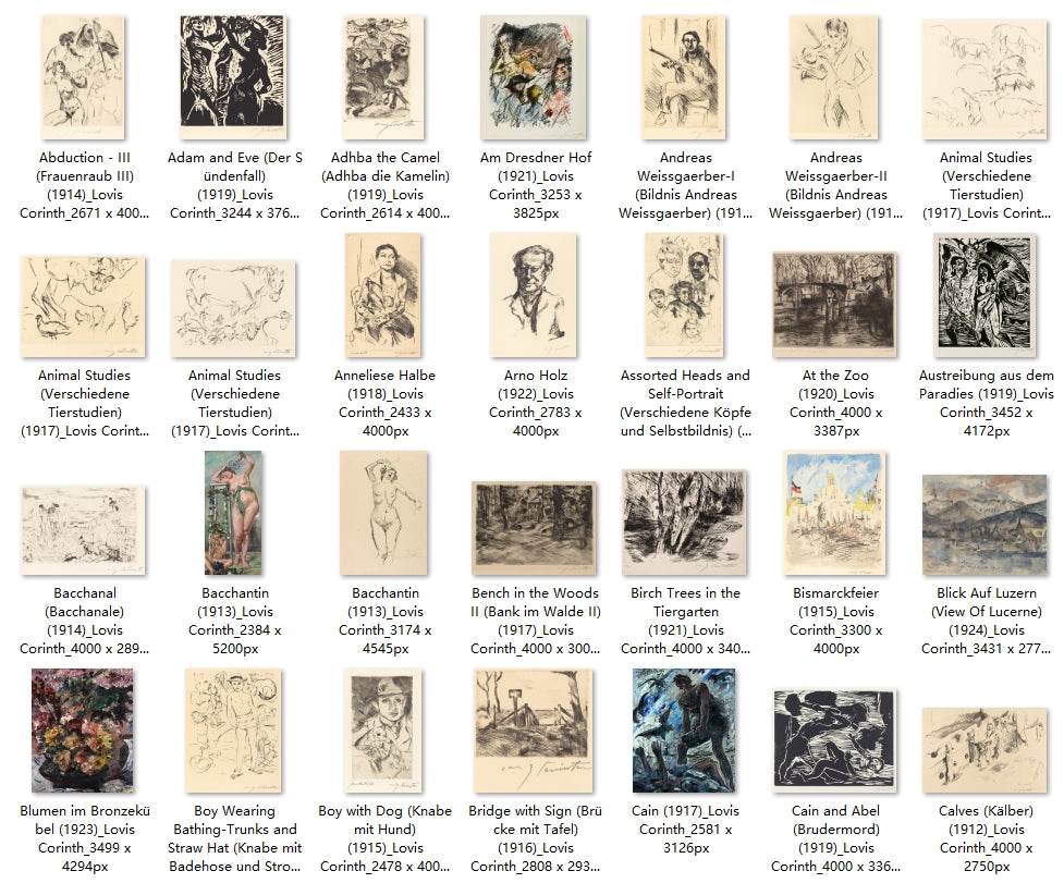 247 Painting Images by Lovis Corinth (German, 1858-1925) - Gandhanra-ART