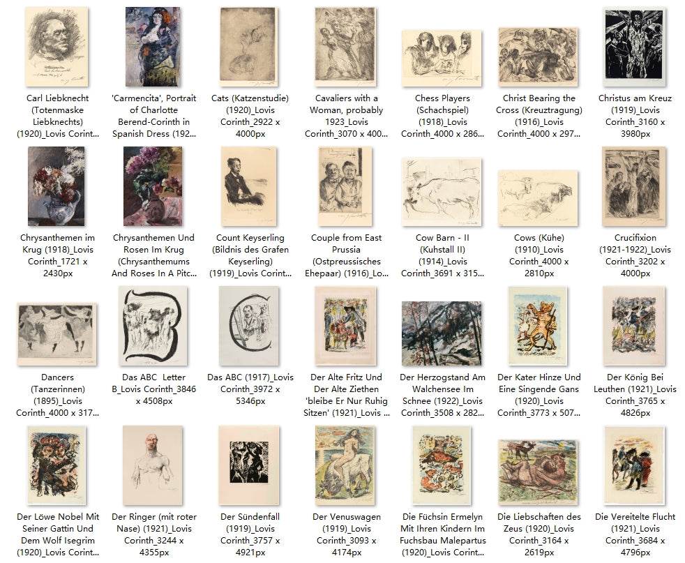 247 Painting Images by Lovis Corinth (German, 1858-1925) - Gandhanra-ART