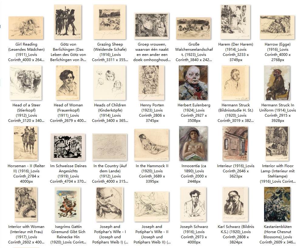 247 Painting Images by Lovis Corinth (German, 1858-1925) - Gandhanra-ART