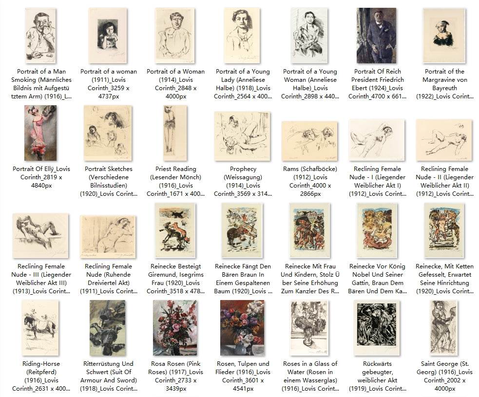 247 Painting Images by Lovis Corinth (German, 1858-1925) - Gandhanra-ART
