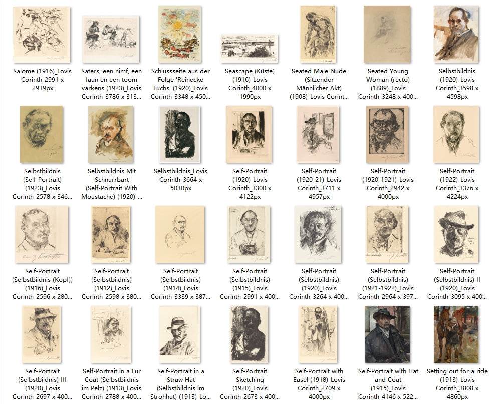 247 Painting Images by Lovis Corinth (German, 1858-1925) - Gandhanra-ART