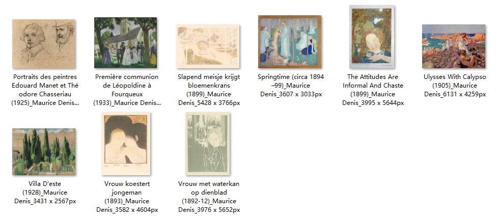 57 Painting Images by Maurice Denis (French, 1870-1943) - Gandhanra-ART
