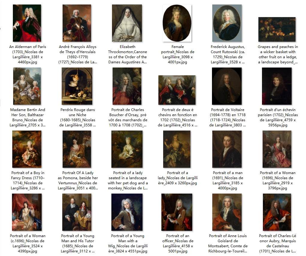 35 Painting Images by Nicolas de Largillière (French, 1656 - 1746) - Gandhanra-ART