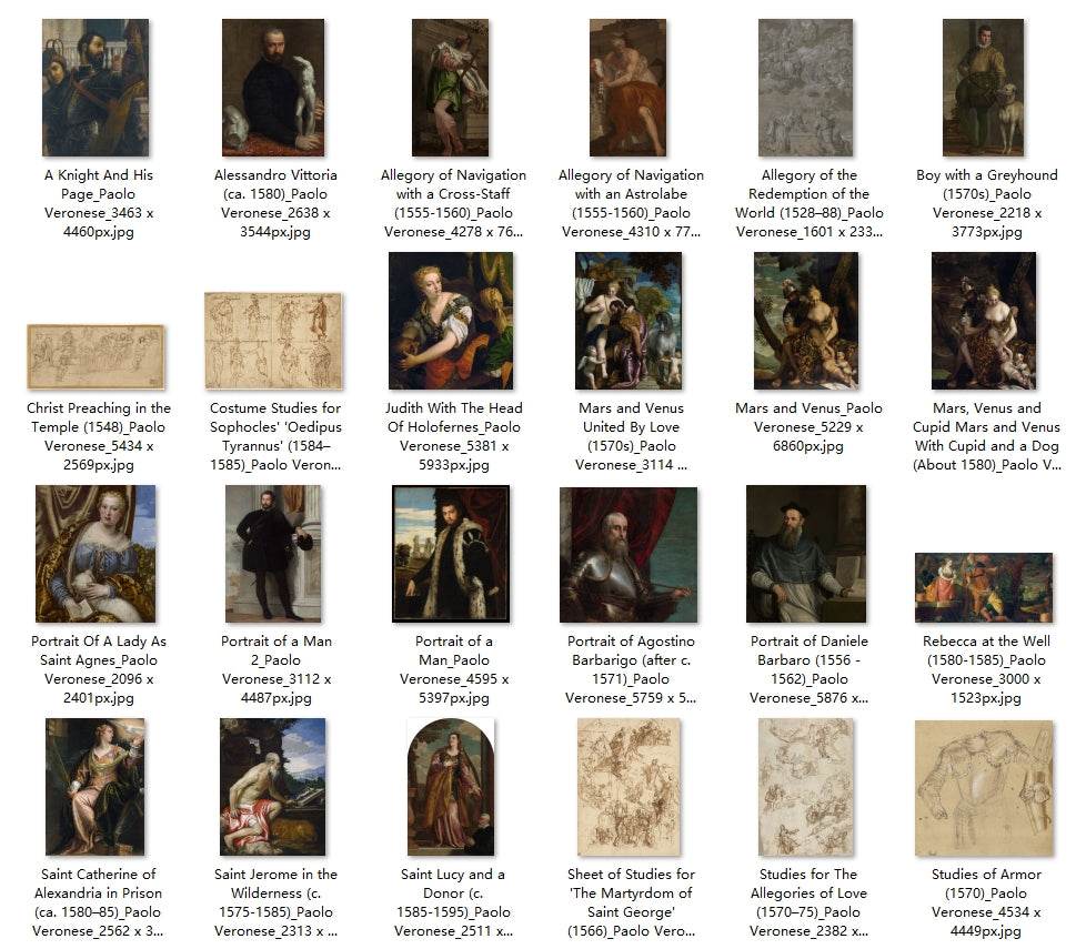 39 Painting Images by Paolo Veronese (Italian, 1528-1588) - Gandhanra-ART