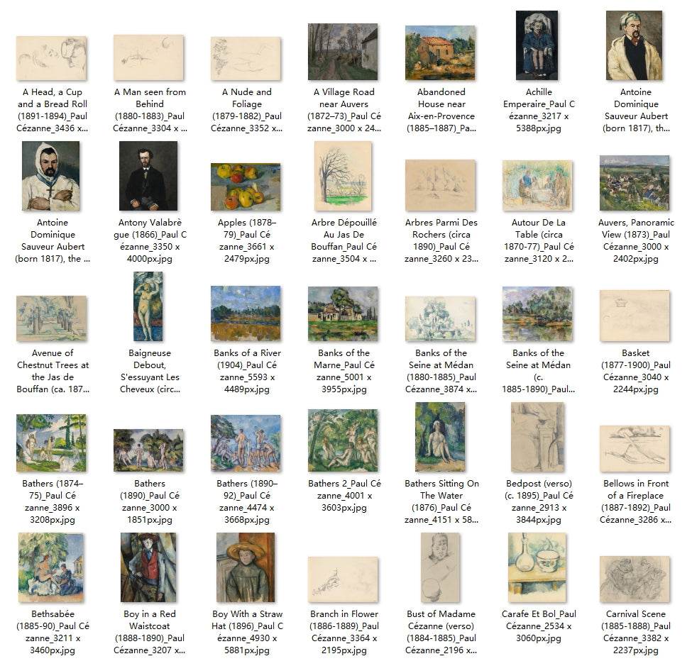 265 Painting Images by Paul Cézanne (French, 1839-1906) - Gandhanra-ART