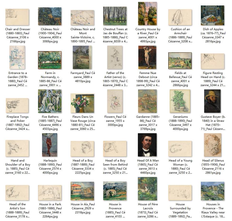 265 Painting Images by Paul Cézanne (French, 1839-1906) - Gandhanra-ART