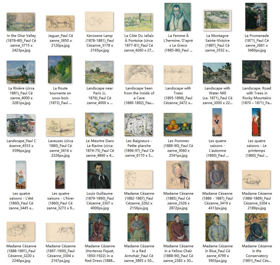 265 Painting Images by Paul Cézanne (French, 1839-1906) - Gandhanra-ART