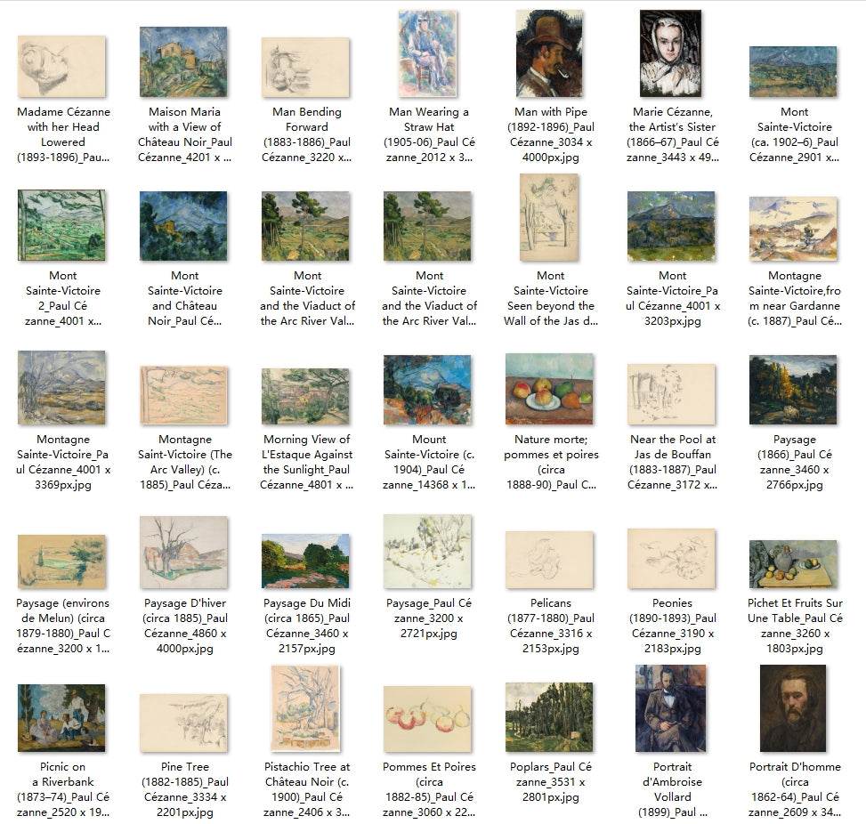 265 Painting Images by Paul Cézanne (French, 1839-1906) - Gandhanra-ART