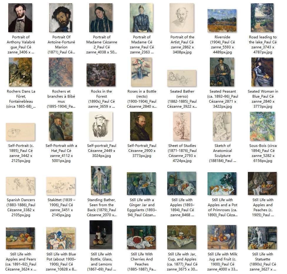 265 Painting Images by Paul Cézanne (French, 1839-1906) - Gandhanra-ART