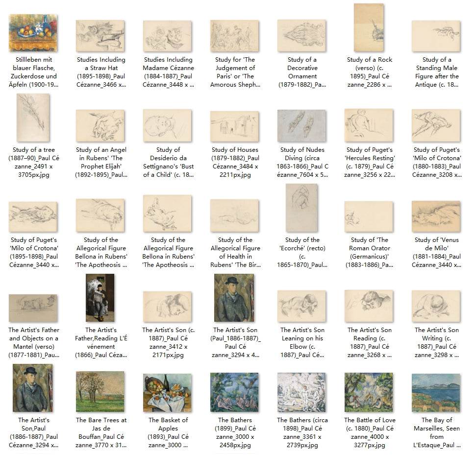 265 Painting Images by Paul Cézanne (French, 1839-1906) - Gandhanra-ART