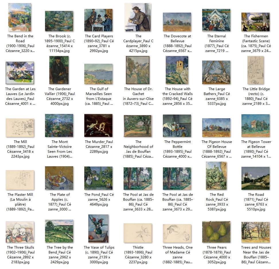 265 Painting Images by Paul Cézanne (French, 1839-1906) - Gandhanra-ART