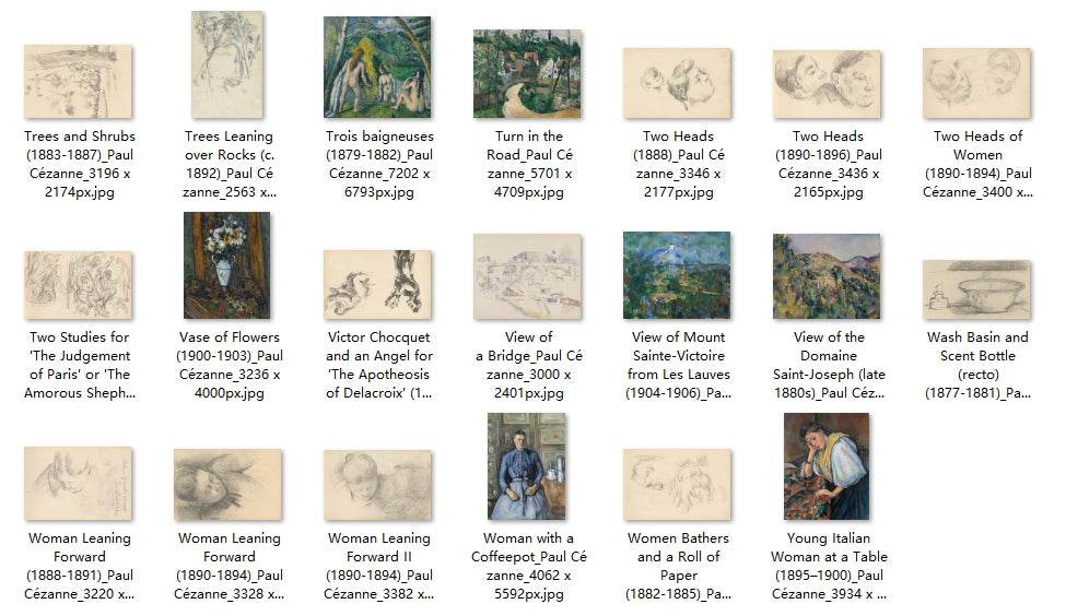 265 Painting Images by Paul Cézanne (French, 1839-1906) - Gandhanra-ART