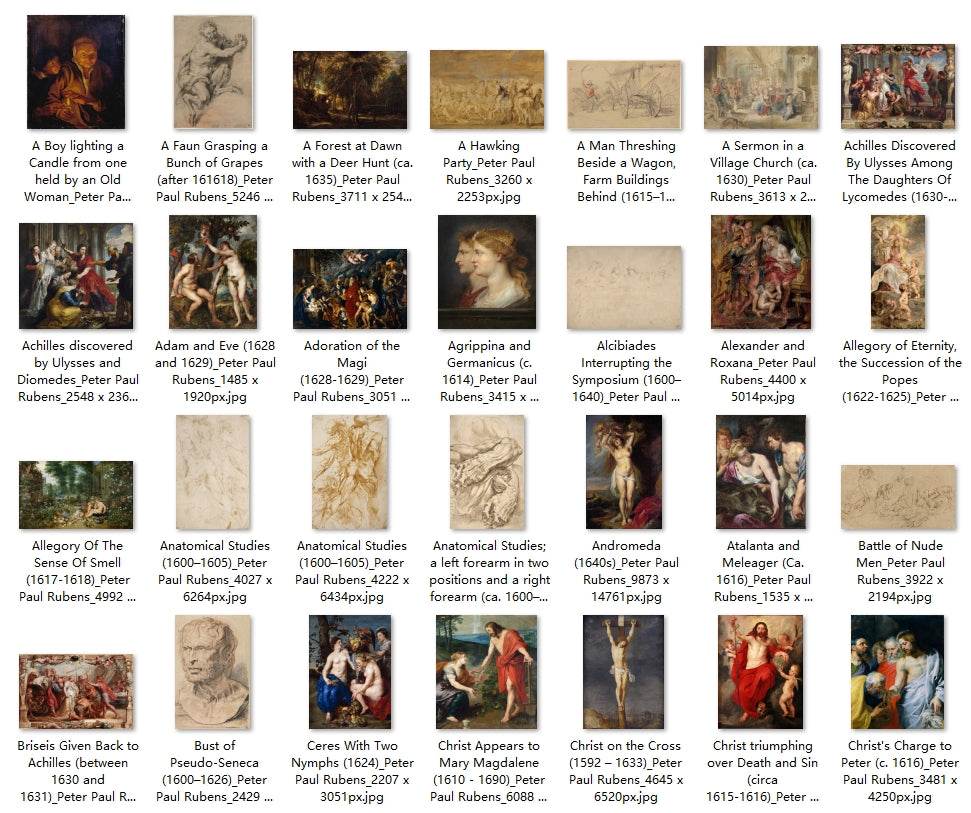 179 Painting Images by Peter Paul Rubens (Flemish, 1577-1640) - Gandhanra-ART