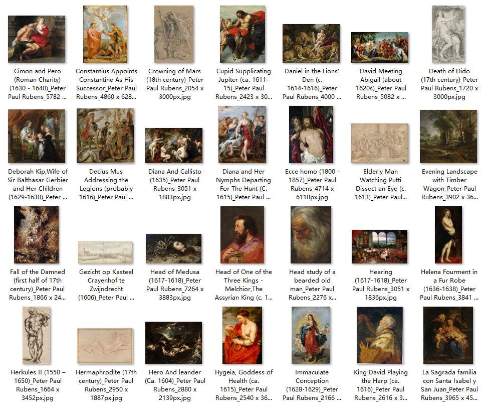 179 Painting Images by Peter Paul Rubens (Flemish, 1577-1640) - Gandhanra-ART