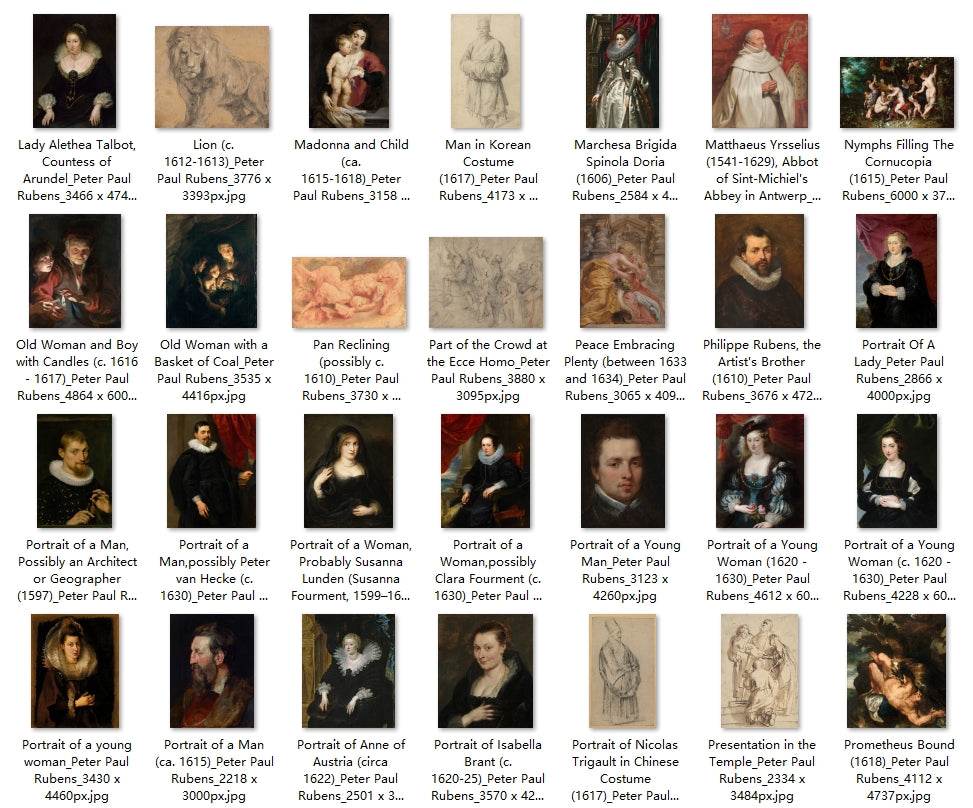 179 Painting Images by Peter Paul Rubens (Flemish, 1577-1640) - Gandhanra-ART