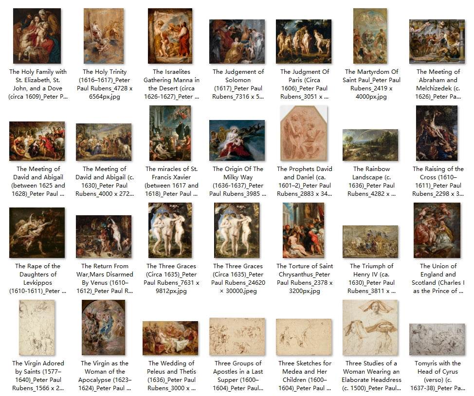 179 Painting Images by Peter Paul Rubens (Flemish, 1577-1640) - Gandhanra-ART