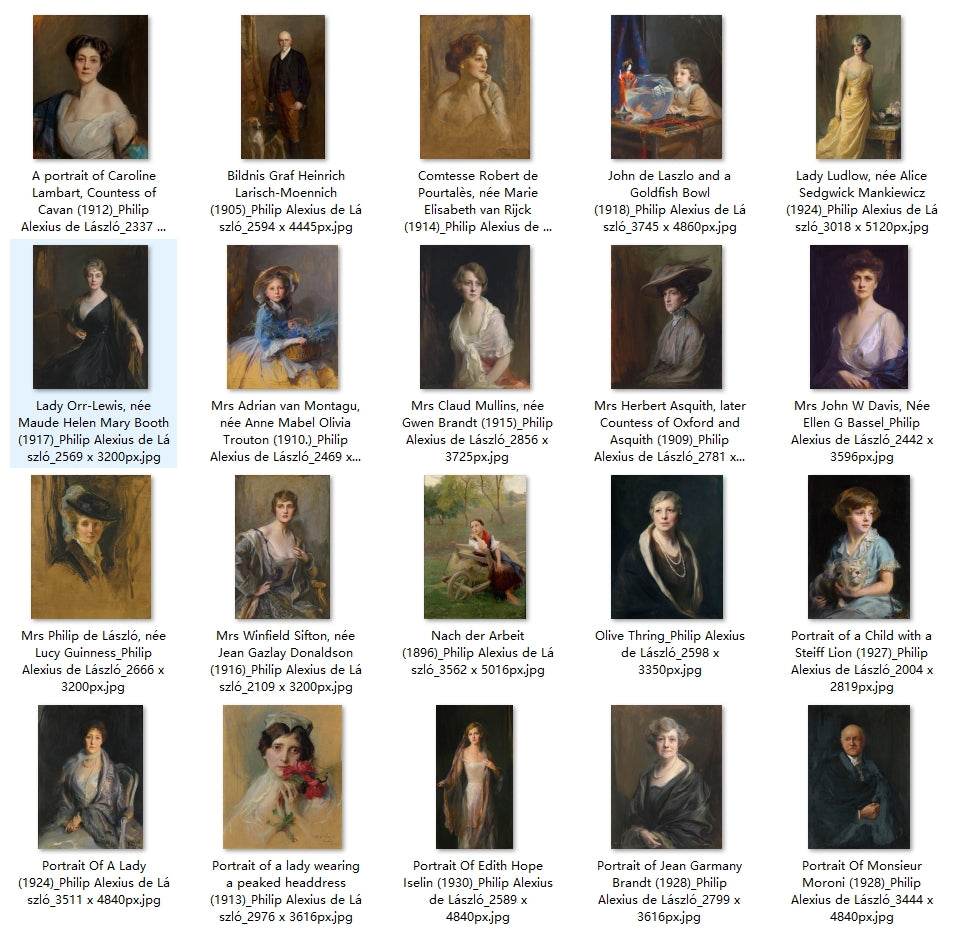 30 Painting Images by Philip Alexius de László (Hungarian, 1869–1937) - Gandhanra-ART
