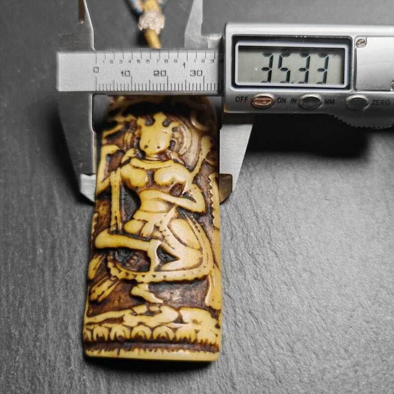 Troma Nagmo Amulet -Black Dakini Female Deity Pendant - Gandhanra-ART