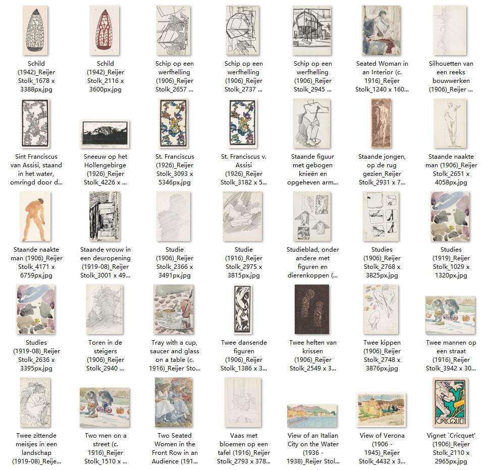 202 Painting Images by Reijer Stolk (Dutch, 1896 - 1945) - Gandhanra-ART