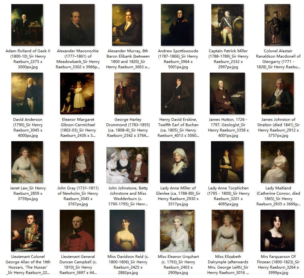 67 Painting Images by Sir Henry Raeburn (English, 1756-1823) - Gandhanra-ART