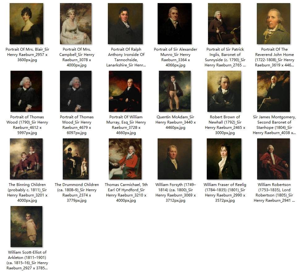 67 Painting Images by Sir Henry Raeburn (English, 1756-1823) - Gandhanra-ART