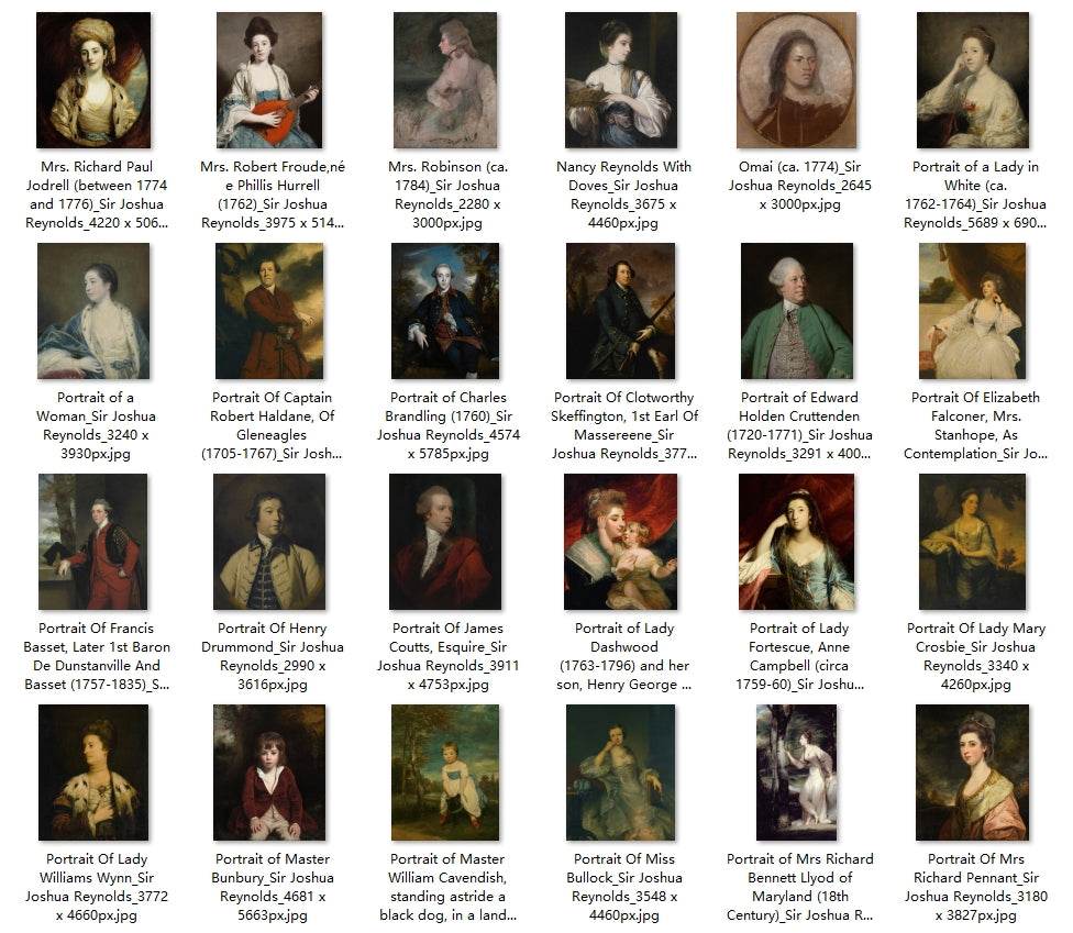 97 Painting Images by Sir Joshua Reynolds (English, 1723 - 1792) - Gandhanra-ART