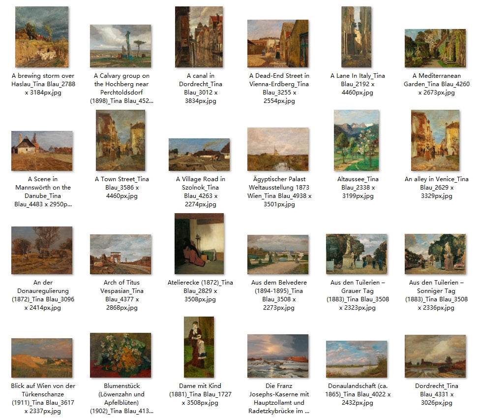 65 Painting Images by Tina Blau (Austrian, 1845-1916) - Gandhanra-ART