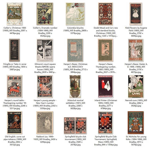 76 Painting Images by Will Bradley American, 1868 – 1962 - Tibetan Buddhist thangka, detailed view