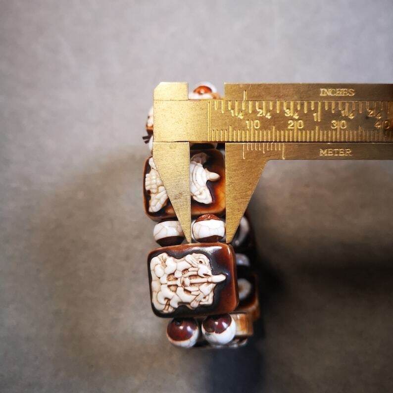 Ashtamangala Dzi Bracelet - Gandhanra-ART