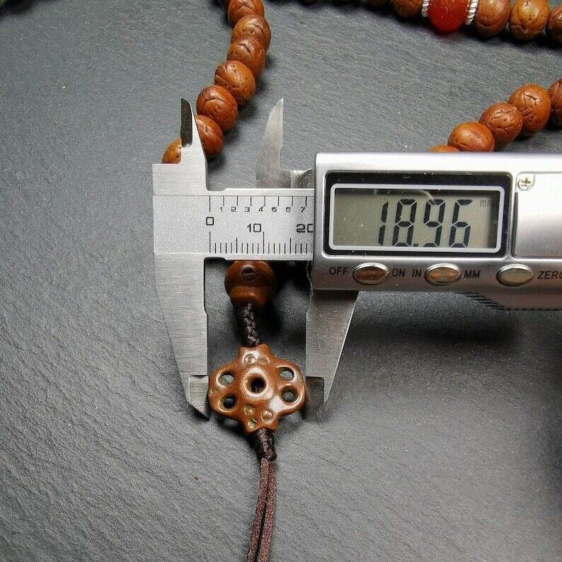 10mm 108 Dragon Eye Bodhi Bead Mala,Prayer Beads - Gandhanra-ART