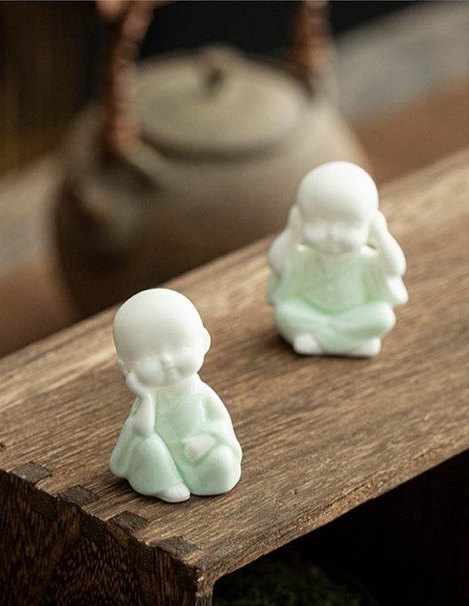 Ceramic Meditation Buddha Statue - Gandhanra-ART