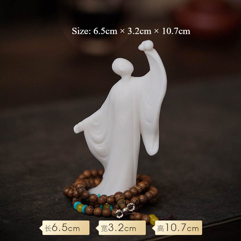 White Porcelain Buddha Statues - Gandhanra-ART