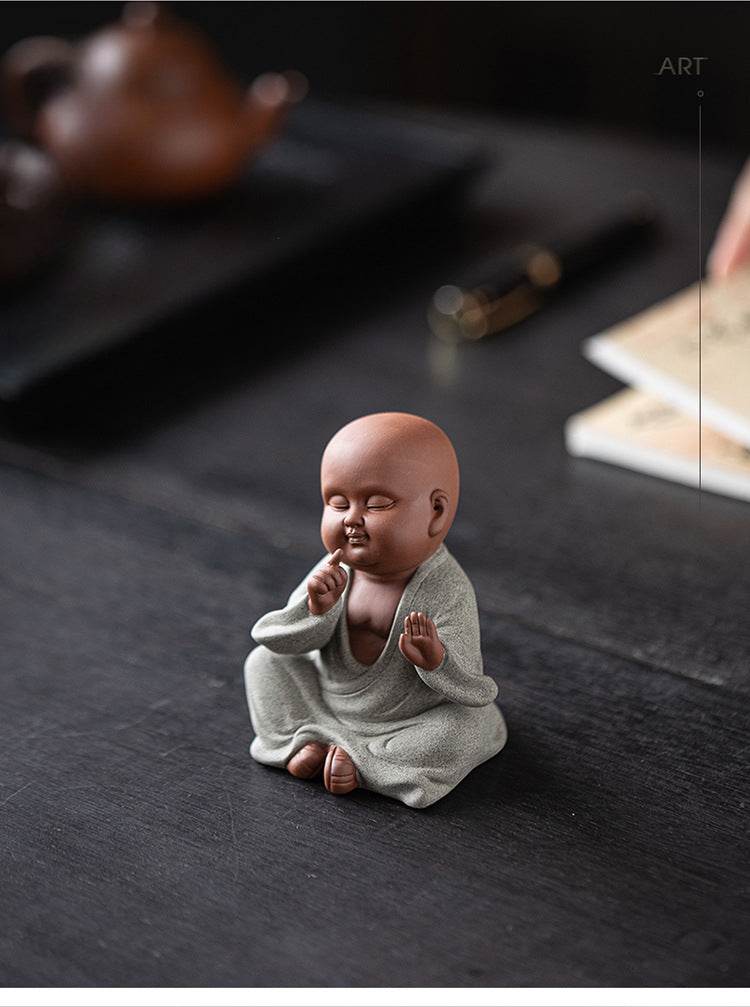 Purple Sand Meditation Buddha Statues - Gandhanra-ART