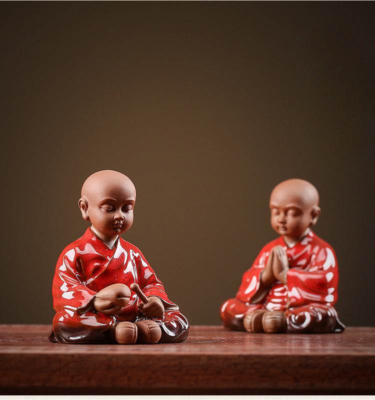 Purple Sand Meditation Buddha Statue - Gandhanra-ART