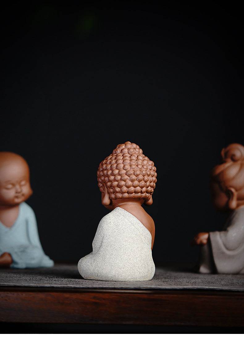 Purple Sand Shakyamuni,Avalokiteshvara,Ksitigarba Buddha Statues - Gandhanra-ART