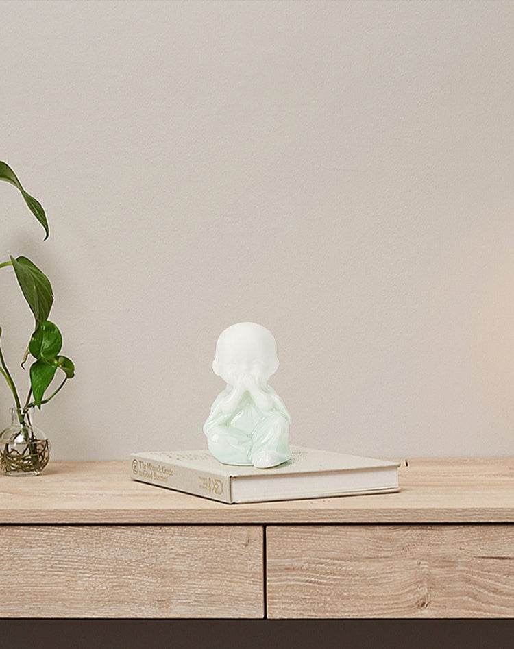 Ceramic Meditation Buddha Statue - Gandhanra-ART