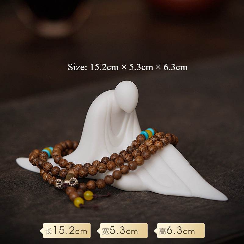 White Porcelain Buddha Statues - Gandhanra-ART