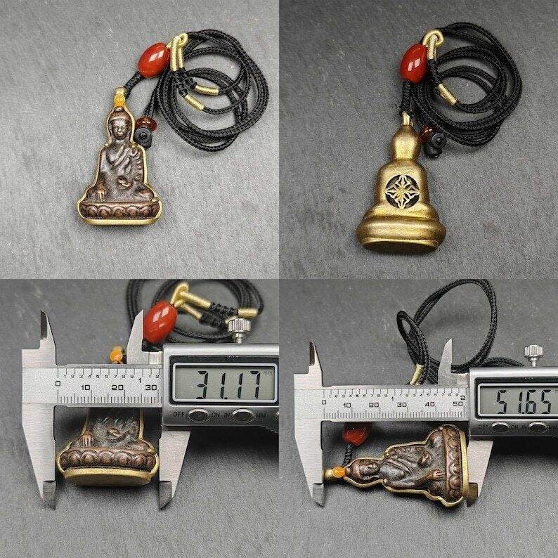Buddha Statue Amulet, Pendant - Gandhanra-ART