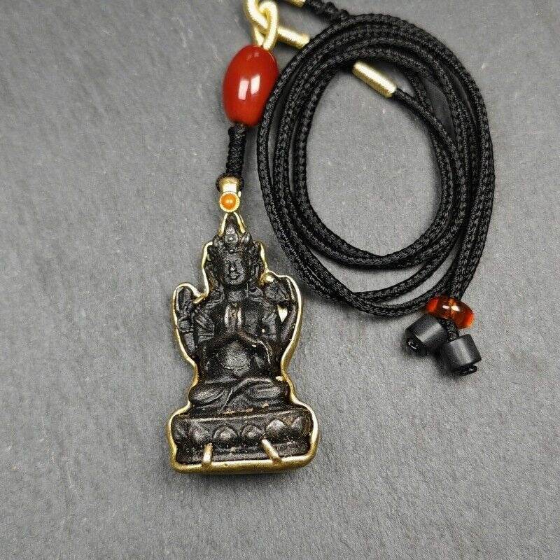 Buddha Statue Amulet, Pendant - Gandhanra-ART