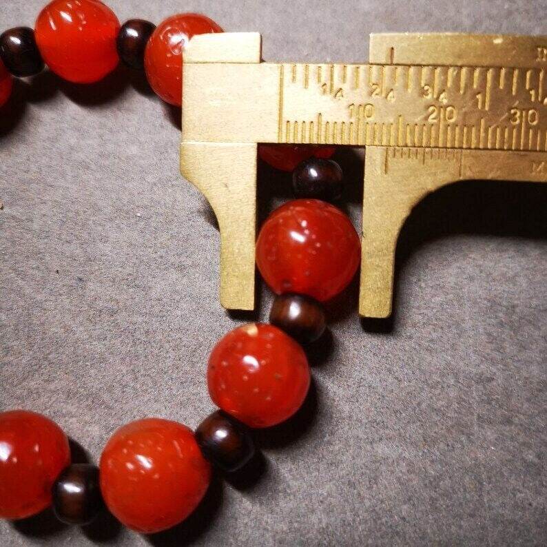 Nanhong Red Agate Bracelet,Amulet Mala Bracelet - Gandhanra-ART