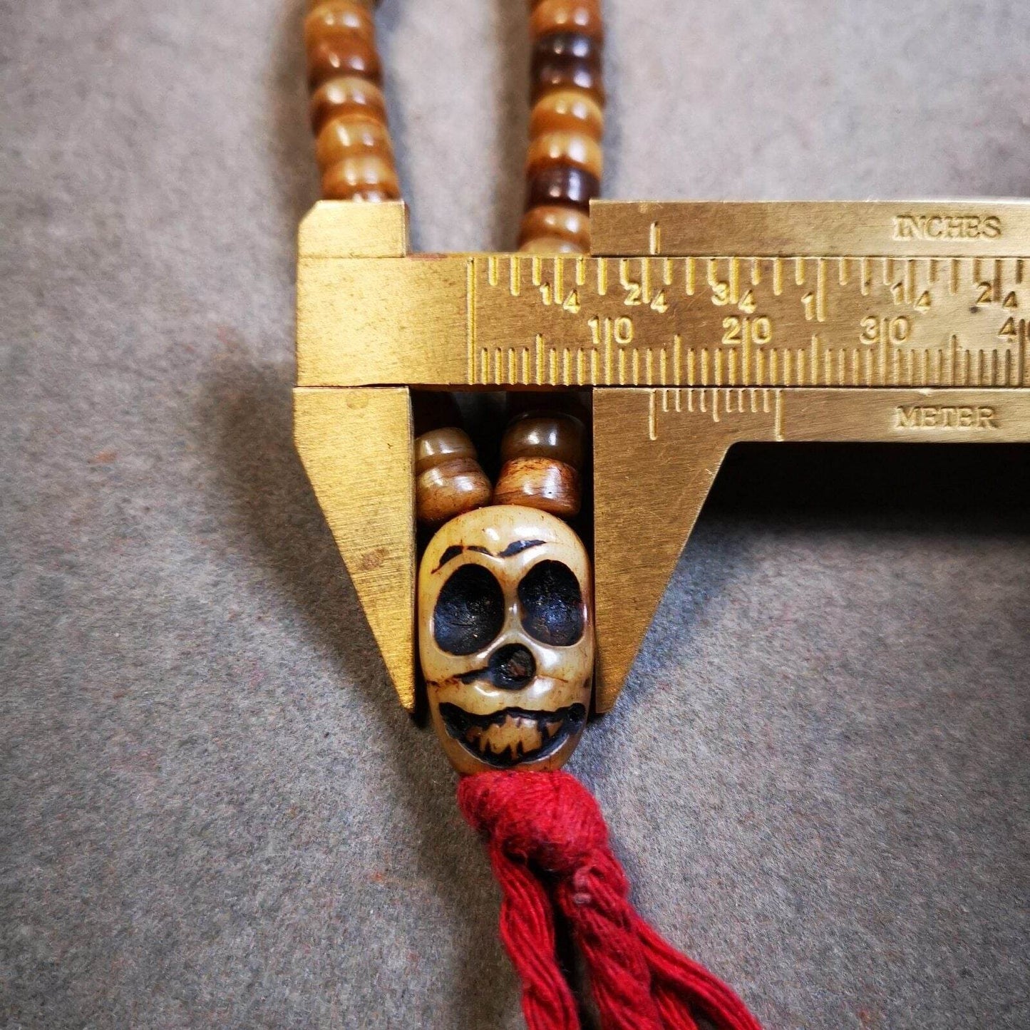 Yak Bone Mala Beads Necklace - Gandhanra-ART