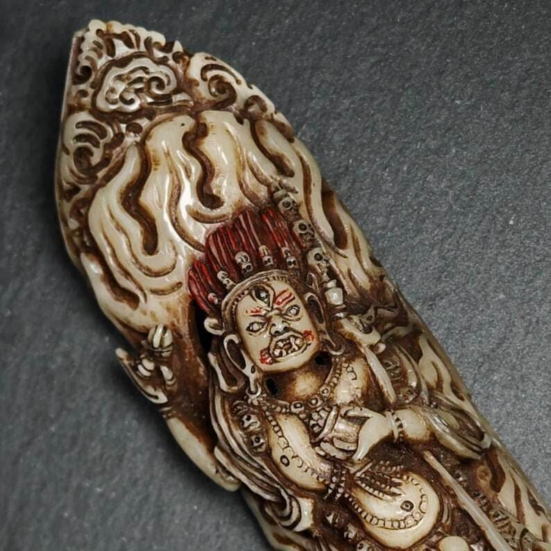 Troma Nagmo Kapala Amulet Badge - Gandhanra-ART