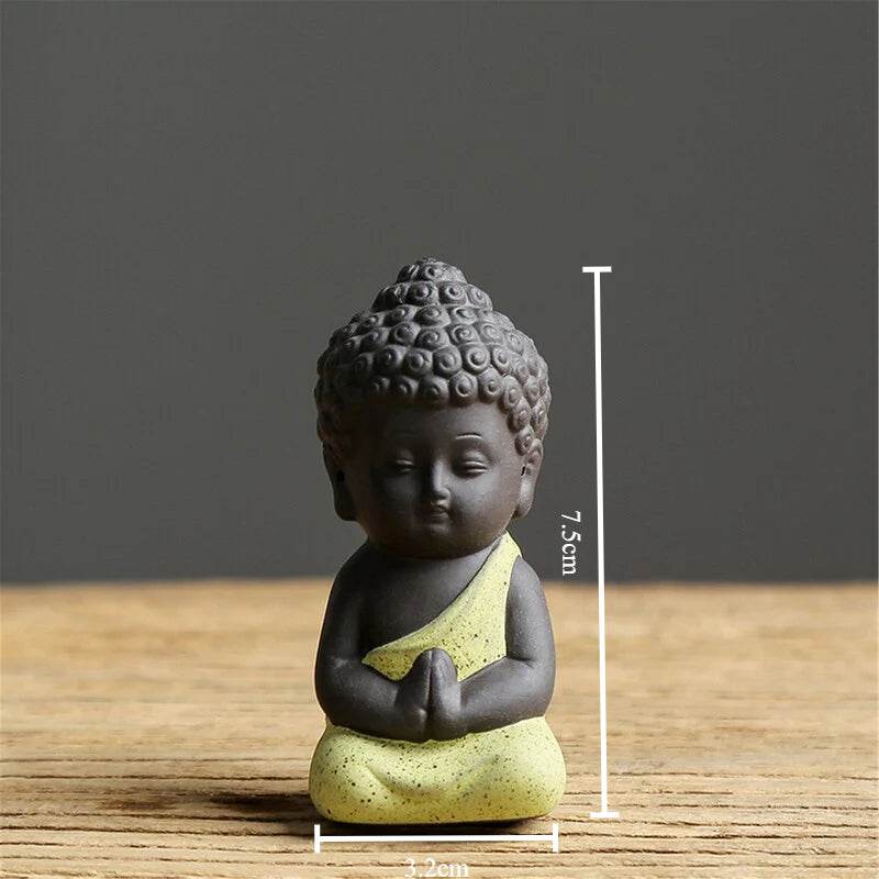 Purple Sand Meditation Buddha Statue - Gandhanra-ART